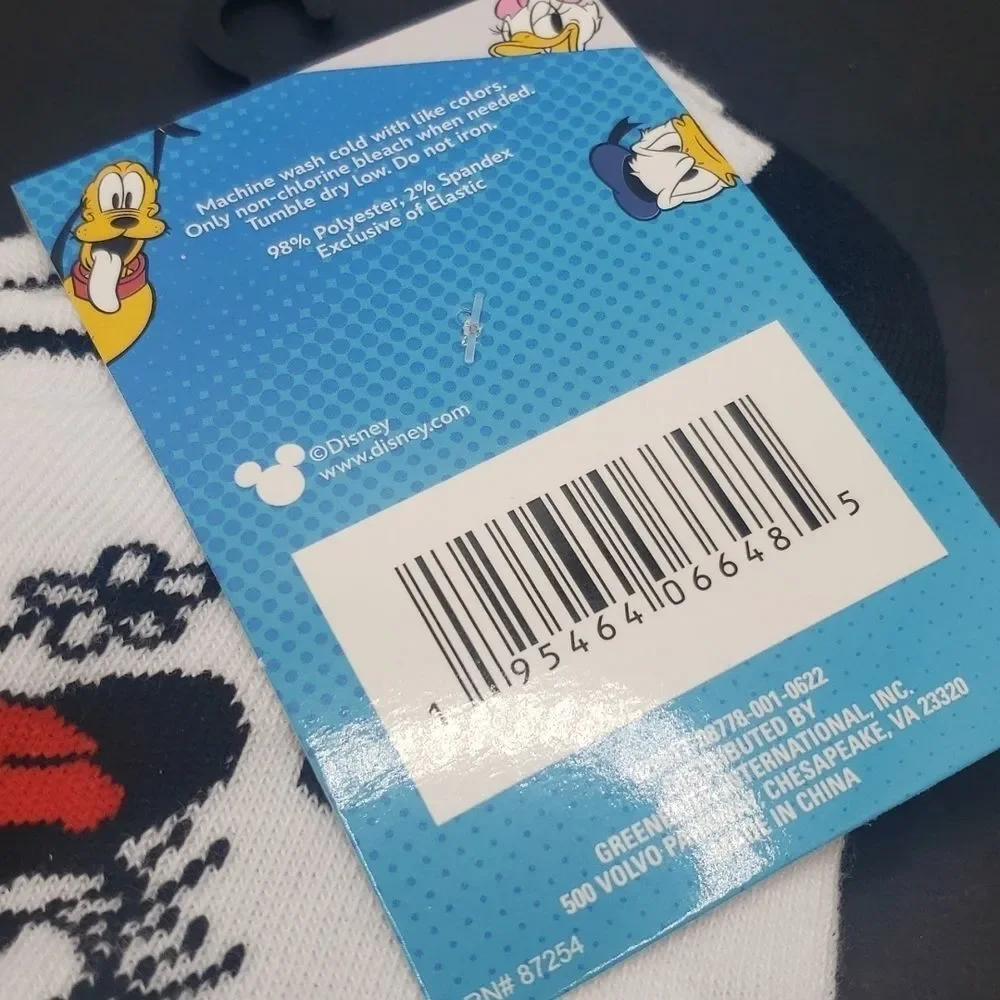 𝅺Mickey and Mouse Minnie mouse no show socks